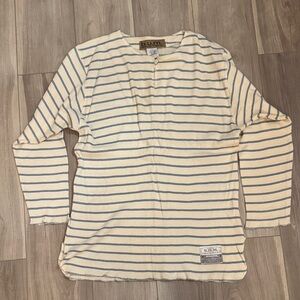 B.U.M Equipment Women Striped Long Sleeve Tee